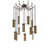 Parallel LED Pendant in Flat Bronze (404|SNB0042-12-FB-BG-CH3-L3)