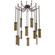 Parallel LED Pendant in Flat Bronze (404|SNB0042-12-FB-BG-CH2-L1)