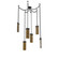 Parallel LED Pendant in Matte Black (404|SNB0042-06-MB-BG-CH2-L3)