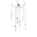 Parallel LED Pendant in Beige Silver (404|SNB0042-06-BS-CG-CH3-L3)