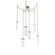 Parallel LED Pendant in Beige Silver (404|SNB0042-06-BS-CG-CH2-L1)