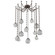 Gem LED Pendant in Flat Bronze (404|SNB0039-12-FB-S-CH3-L3)