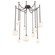 Gem LED Pendant in Flat Bronze (404|SNB0039-09-FB-A-CH2-L3)