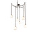 Gem LED Pendant in Flat Bronze (404|SNB0039-06-FB-A-CH2-L3)