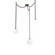 Gem LED Pendant in Flat Bronze (404|SNB0039-03-FB-C-CH2-L3)