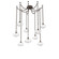 Coppa Nine Light Pendant in Flat Bronze (404|SNB0036-09-FB-OC-CH1-E2)