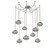 Coppa Nine Light Pendant in Beige Silver (404|SNB0036-09-BS-OS-CH2-E2)