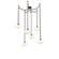 Coppa Six Light Pendant in Flat Bronze (404|SNB0036-06-FB-OA-CH3-E2)