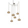 Coppa Six Light Pendant in Beige Silver (404|SNB0036-06-BS-OB-CH2-E2)