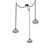 Coppa Three Light Pendant in Matte Black (404|SNB0036-03-MB-OS-CH3-E2)