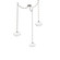 Coppa Three Light Pendant in Beige Silver (404|SNB0036-03-BS-OC-CH3-E2)