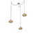 Coppa Three Light Pendant in Beige Silver (404|SNB0036-03-BS-OB-CH3-E2)