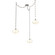 Coppa Three Light Pendant in Beige Silver (404|SNB0036-03-BS-OA-CH3-E2)