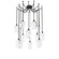 Ellisse 12 Light Pendant in Matte Black (404|SNB0035-12-MB-OC-CH1-E2)