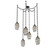 Ellisse Six Light Pendant in Matte Black (404|SNB0035-06-MB-OS-CH3-E2)