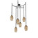 Ellisse Six Light Pendant in Matte Black (404|SNB0035-06-MB-OB-CH2-E2)