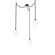 Ellisse Three Light Pendant in Matte Black (404|SNB0035-03-MB-OA-CH1-E2)