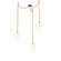 Ellisse Three Light Pendant in Gilded Brass (404|SNB0035-03-GB-OA-CH3-E2)