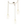 Ellisse Three Light Pendant in Gilded Brass (404|SNB0035-03-GB-OA-CH1-E2)