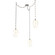 Ellisse Three Light Pendant in Beige Silver (404|SNB0035-03-BS-OA-CH3-E2)