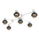 Cabochon LED Flush Mount in Salt White (404|SMB0093-HL-WI-B-L1-BM)