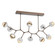 Cabochon LED Linear Suspension in Burnished Bronze (404|PLB0093-BC-BB-A-001-L1-WM)