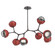 Cabochon LED Linear Suspension in Graphite (404|PLB0093-BB-GP-S-001-L3-RE)