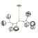 Cabochon LED Linear Suspension in Beige Silver (404|PLB0093-BB-BS-S-001-L3-CS)
