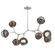 Cabochon LED Linear Suspension in Beige Silver (404|PLB0093-BB-BS-S-001-L3-BB)