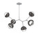 Cabochon LED Linear Suspension in Classic Silver (404|PLB0093-BA-CS-C-001-L3-GP)