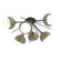 Cabochon LED Semi Flush Mount in Graphite (404|CLB0093-02-GP-WL-L3-GE)