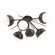 Cabochon LED Semi Flush Mount in Graphite (404|CLB0093-02-GP-WL-L3-FB)
