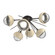 Cabochon LED Semi Flush Mount in Graphite (404|CLB0093-02-GP-C-L3-TR)