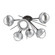 Cabochon LED Semi Flush Mount in Graphite (404|CLB0093-02-GP-C-L3-CS)