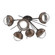 Cabochon LED Semi Flush Mount in Graphite (404|CLB0093-02-GP-C-L3-BB)