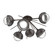 Cabochon LED Semi Flush Mount in Flat Bronze (404|CLB0093-02-FB-C-L3-GP)