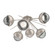 Cabochon LED Semi Flush Mount in Beige Silver (404|CLB0093-02-BS-S-L3-MS)