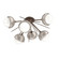 Cabochon LED Semi Flush Mount in Burnished Bronze (404|CLB0093-02-BB-WL-L3-BS)