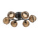 Cabochon LED Flush Mount in Matte Black (404|CLB0093-01-MB-B-L3-NB)