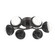 Cabochon LED Flush Mount in Graphite (404|CLB0093-01-GP-WL-L3-BM)