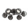 Cabochon LED Flush Mount in Graphite (404|CLB0093-01-GP-S-L1-MS)