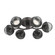 Cabochon LED Flush Mount in Graphite (404|CLB0093-01-GP-S-L1-MB)