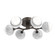 Cabochon LED Flush Mount in Flat Bronze (404|CLB0093-01-FB-WL-L3-WM)