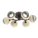 Cabochon LED Flush Mount in Flat Bronze (404|CLB0093-01-FB-S-L3-TR)