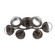 Cabochon LED Flush Mount in Flat Bronze (404|CLB0093-01-FB-C-L1-MS)