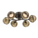 Cabochon LED Flush Mount in Flat Bronze (404|CLB0093-01-FB-B-L3-GB)