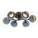 Cabochon LED Flush Mount in Flat Bronze (404|CLB0093-01-FB-B-L3-BU)