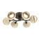 Cabochon LED Flush Mount in Flat Bronze (404|CLB0093-01-FB-A-L3-TR)