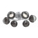 Cabochon LED Flush Mount in Classic Silver (404|CLB0093-01-CS-S-L3-GP)