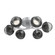Cabochon LED Flush Mount in Classic Silver (404|CLB0093-01-CS-S-L1-MB)
